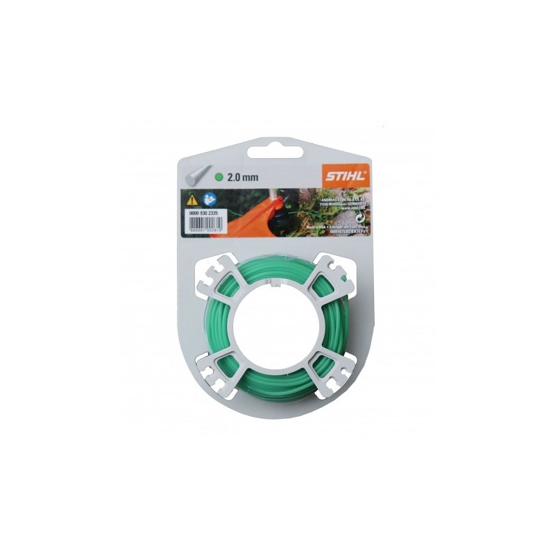 Fils de coupe ronds vert - STIHL 2.0 mm / 14 m