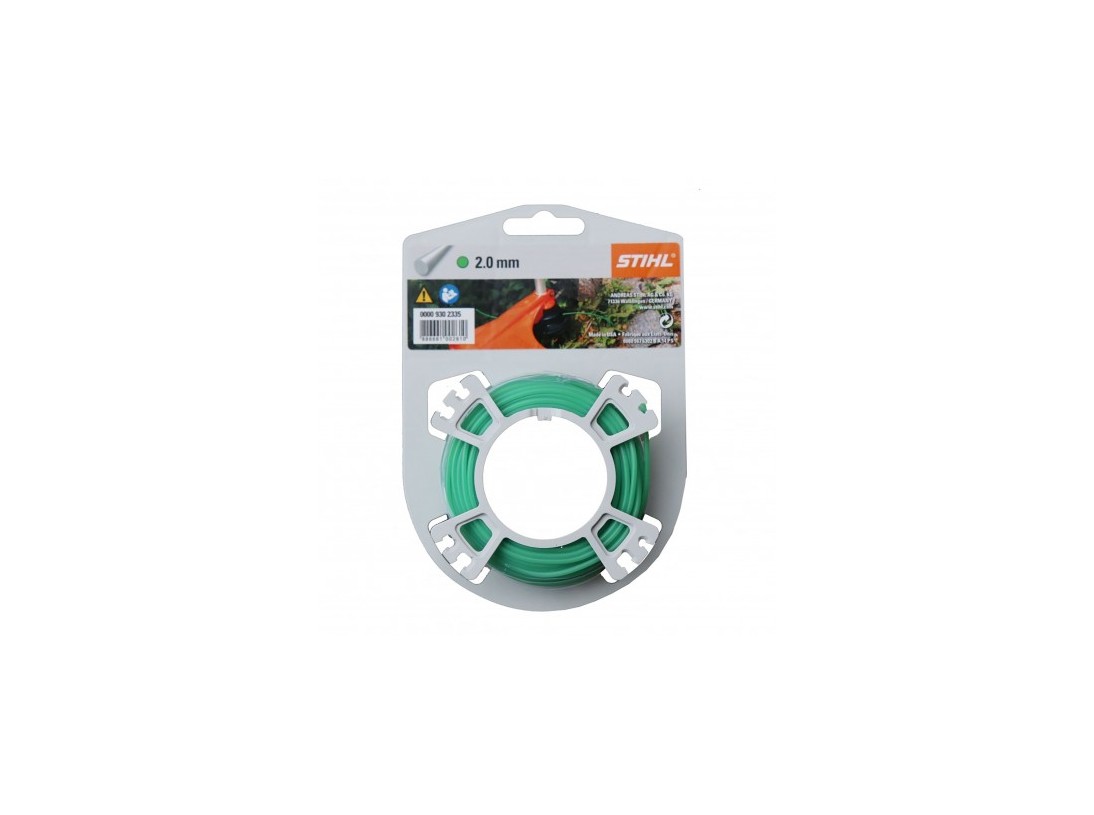 Fils de coupe ronds vert - STIHL 2.0 mm / 14 m