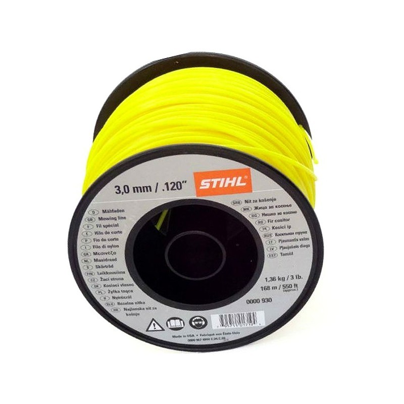 Fils de coupe carrés Jaune - STIHL 3.0 mm