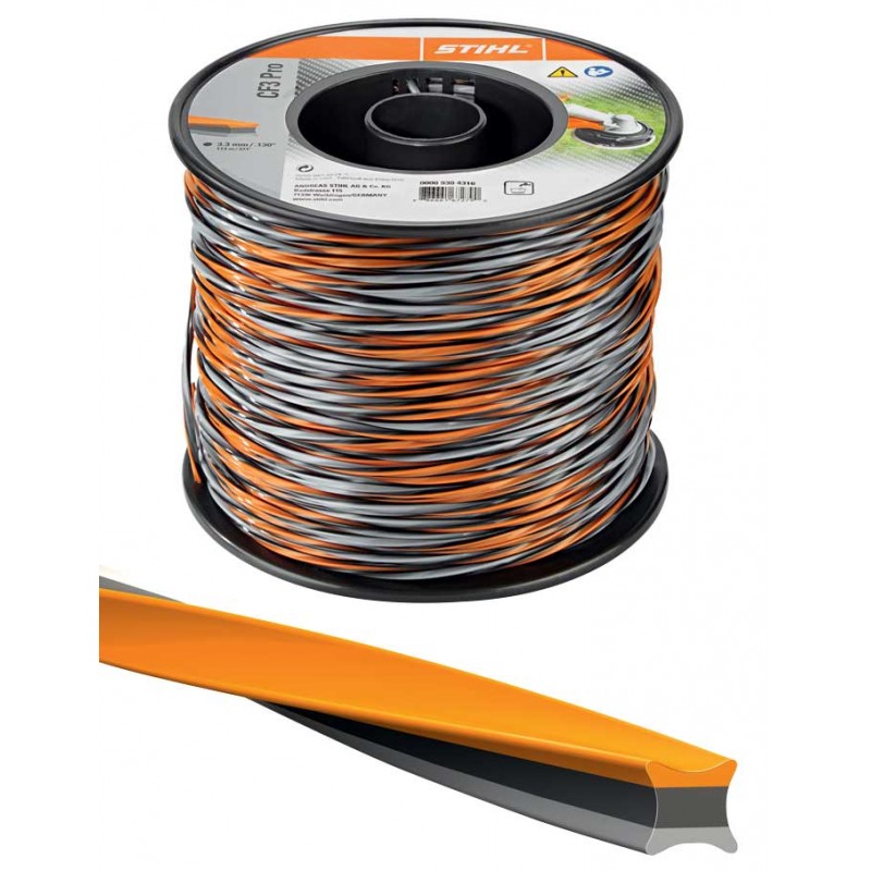 Fils de coupe Professionnel 3 couleurs - STIHL 2.7mm / 280m