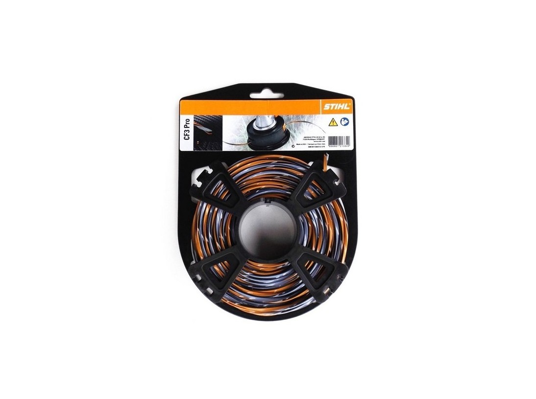 Fils de coupe Professionnel 3 couleurs - STIHL 2.7mm / 21m