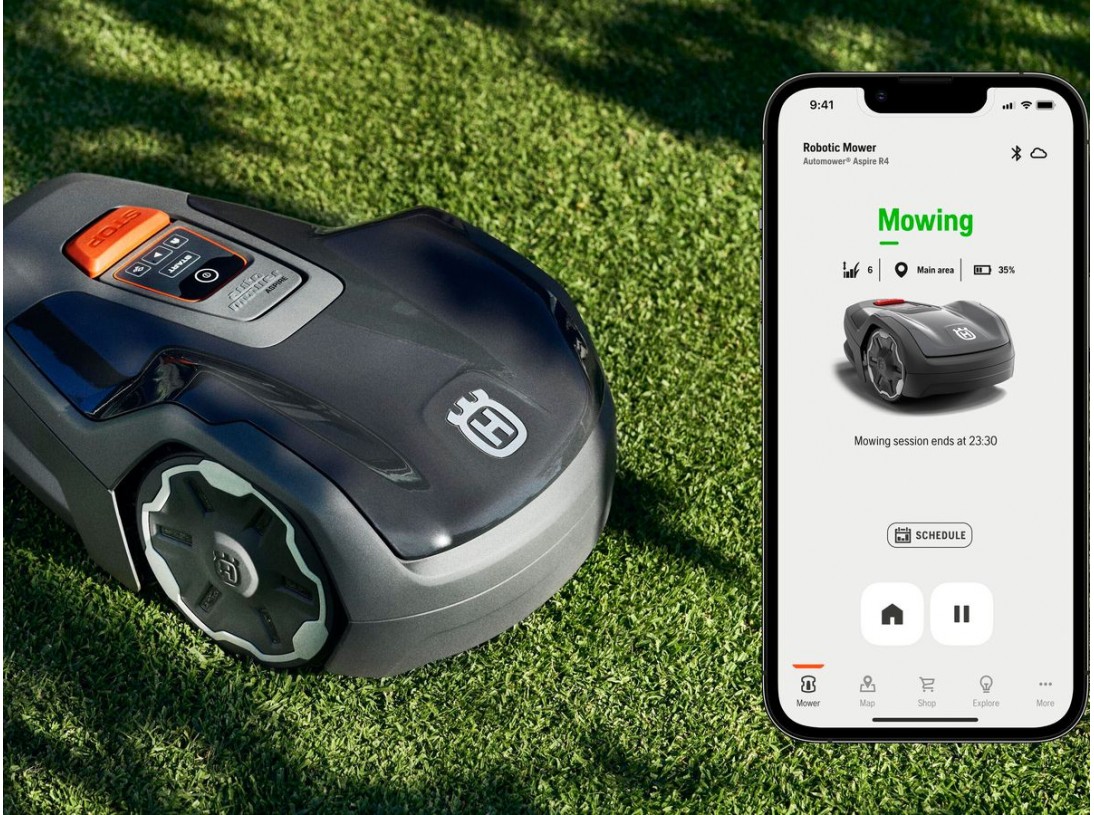 Automower Aspire R4 - Husqvarna, application Husqvarna Connect