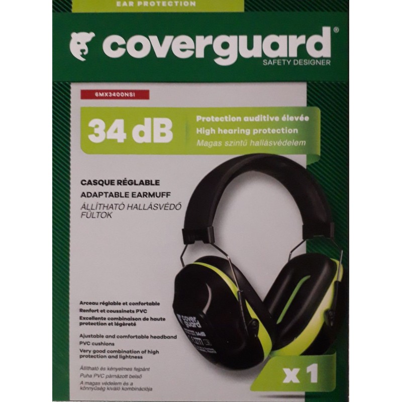 Casque antibruit COVERGUARD 34DB