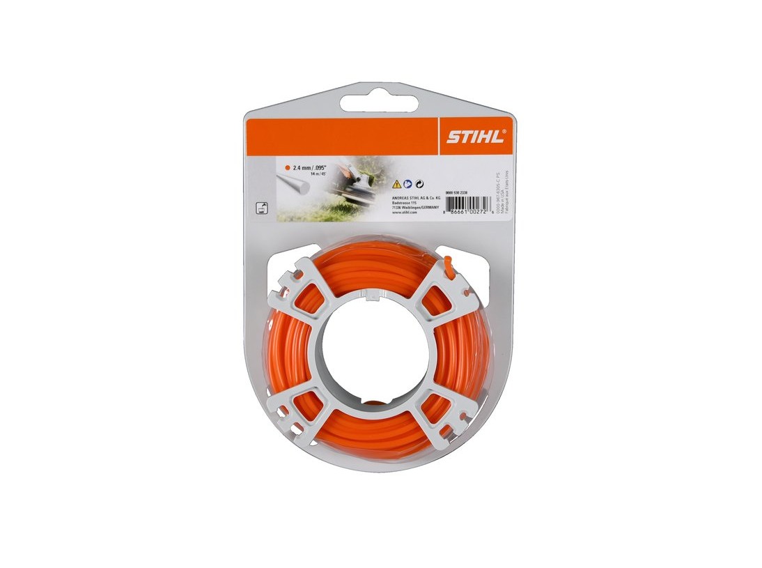 Fil rond Ø 2,4 mm x 420,0 m orange - STIHL