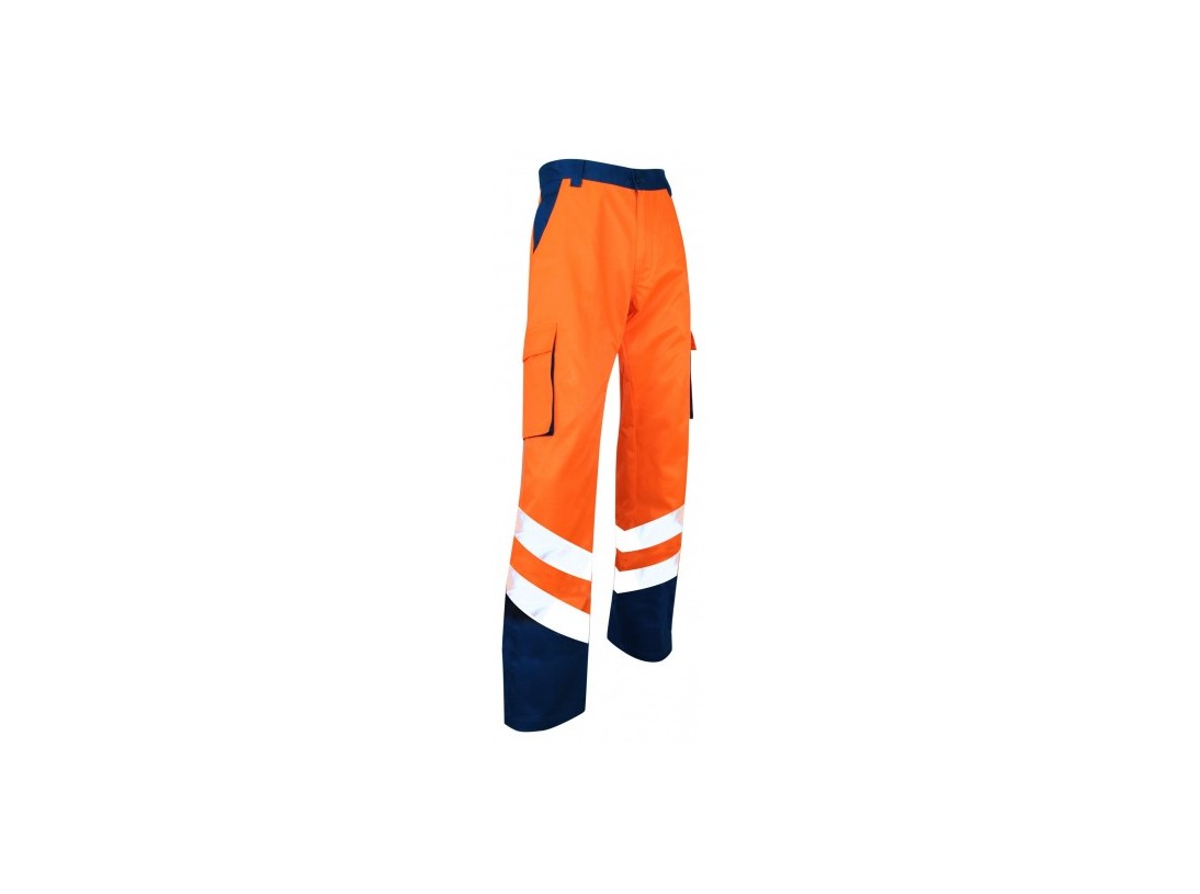 Pantalon balise haute visibilité Bleu & Orange - LMA