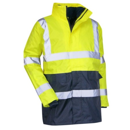 Parka PREVENTION haute visibilité jaune 4 EN 1 - LMA