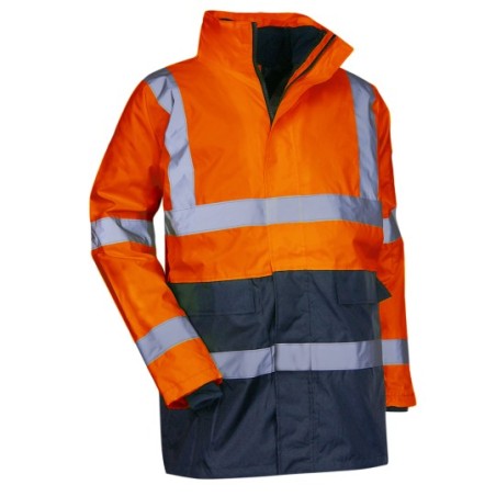 Parka PREVENTION haute visibilité orange 4 EN 1 - LMA