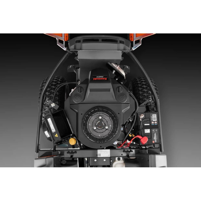 Vue moteur de la tondeuse Autoportée Rider R420TSX AWD