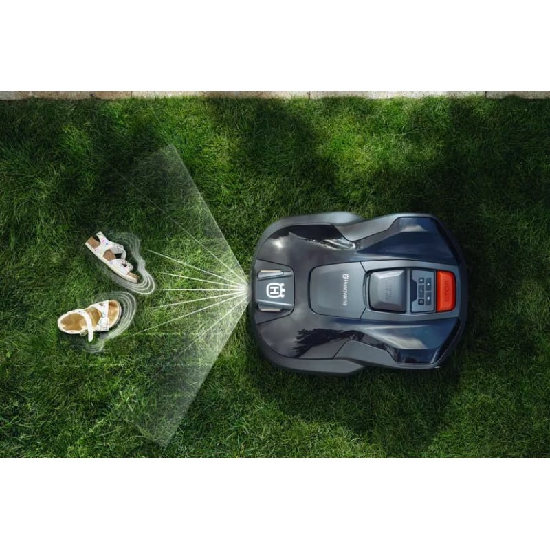 Robot tondeuse Automower 312V avec evitement d'obstacles