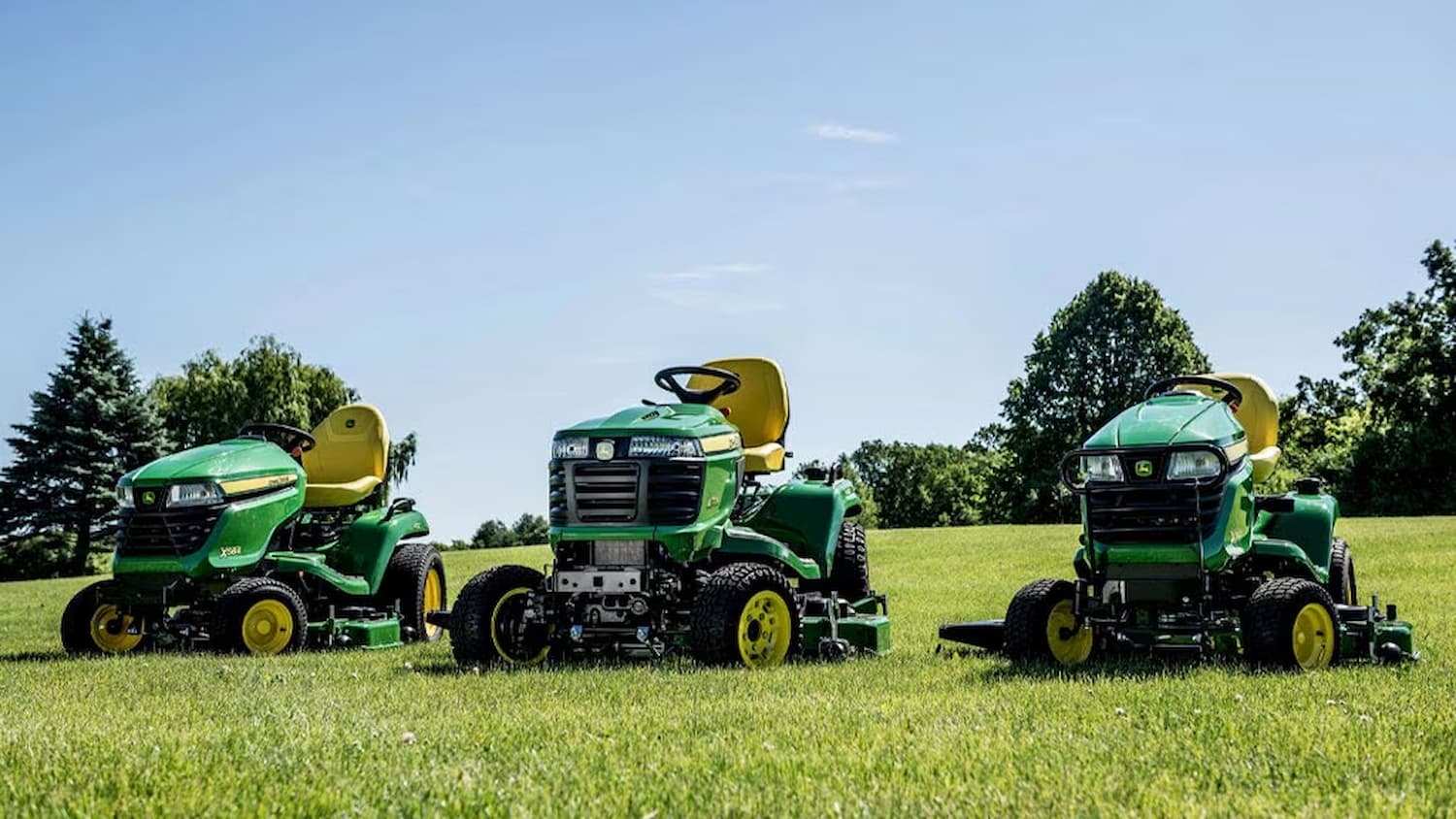Tondeuse autoportée John Deere série X100